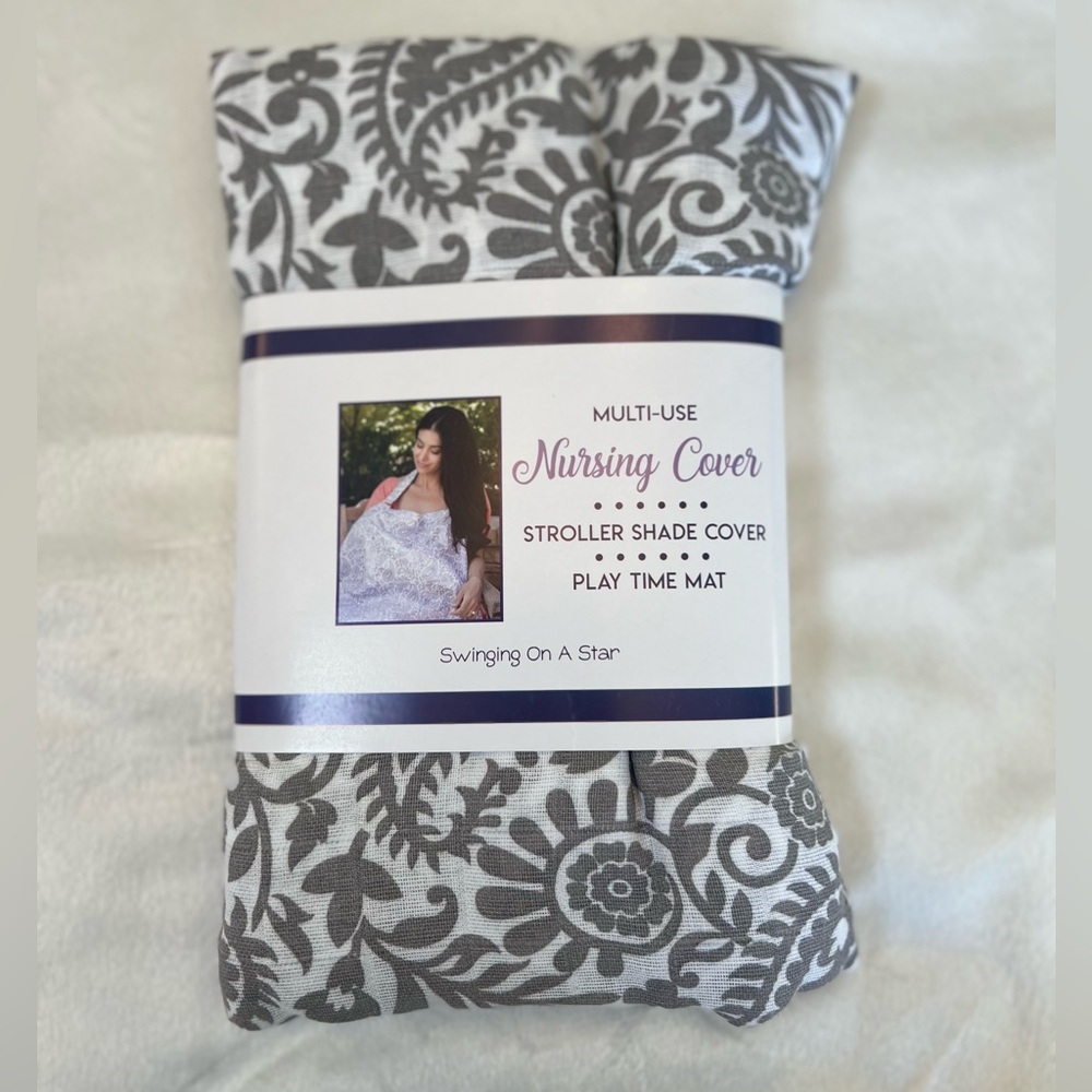 Multi Use Cover Nursing, Scarf Stroller Shade Cover Or Play Time‎ Mat